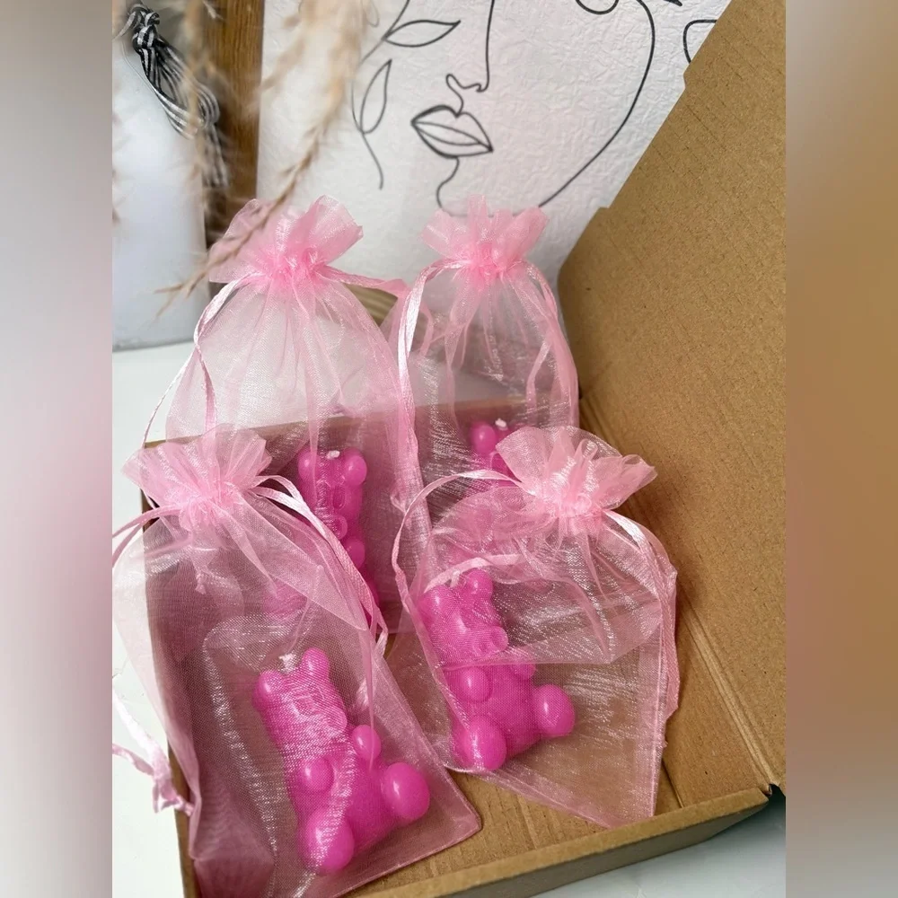 🍭Pink little piglets -Shaped Candles🧁